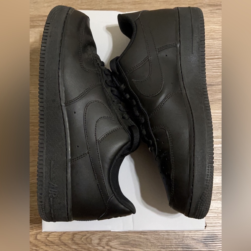 Black Air Forces ‘Triple Black’ - Size 10, Used - like New